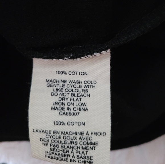 NWT Jackson Rowe Black T-shirt Dress size XS 100% Cotton - Picture 7 of 9